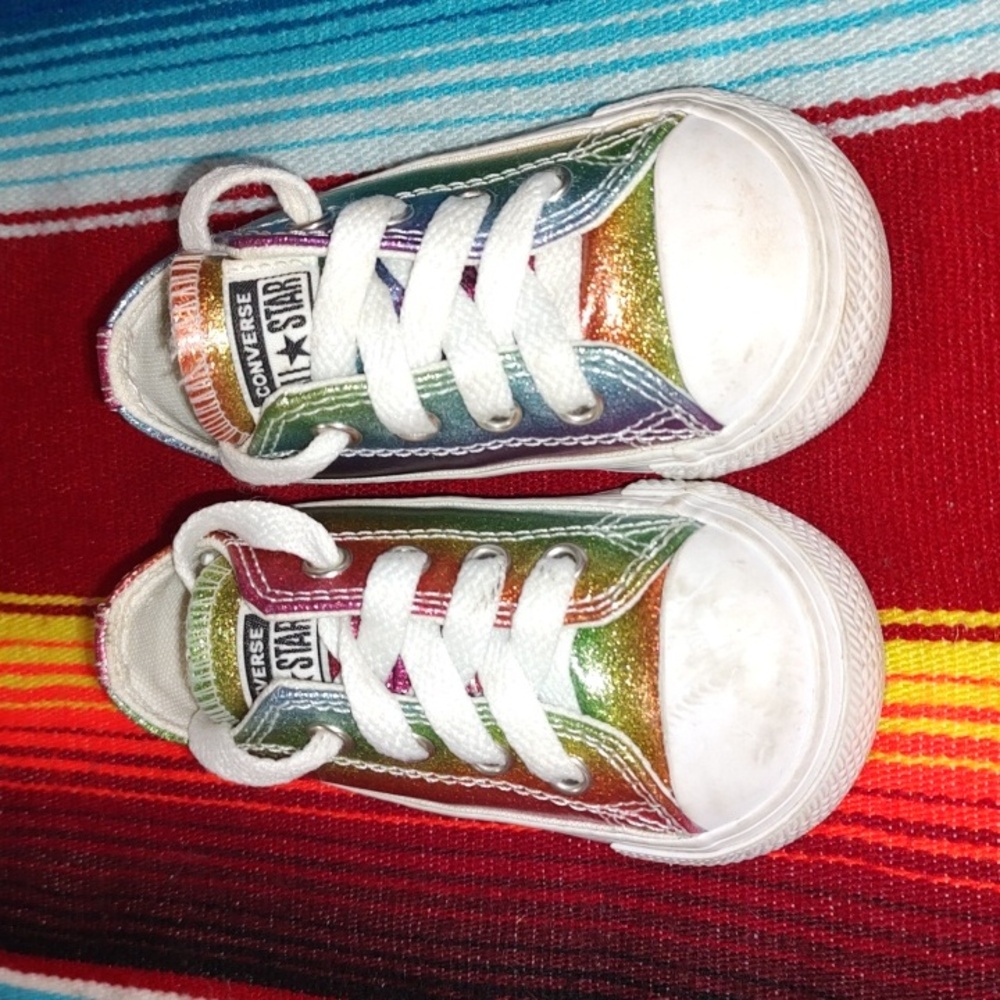 Converse Chuck Taylor All Star Unicorn Glitter Low Top Sneaker US 4